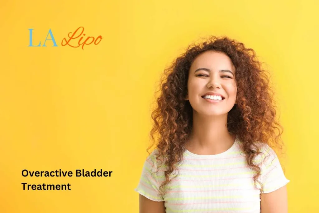 woman smiling about overactive bladder treatment Lewes solutions